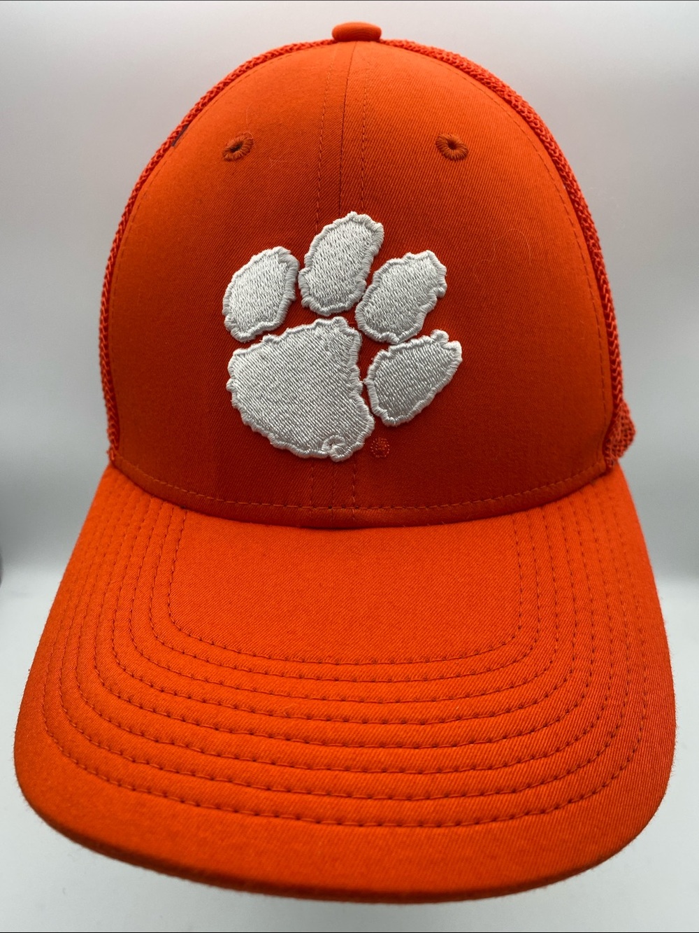 Nike CLEMSON TIGERS Legacy91 Dri-Fit Orange Mesh Cap with White Paw Patch
